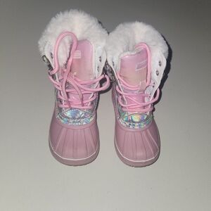 Girls Beautiful Pink London Fog Boots